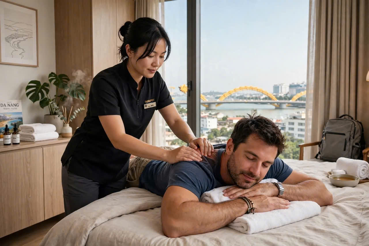 massage tận nơi cho khách du lịch tại căn hộ đà nẵng